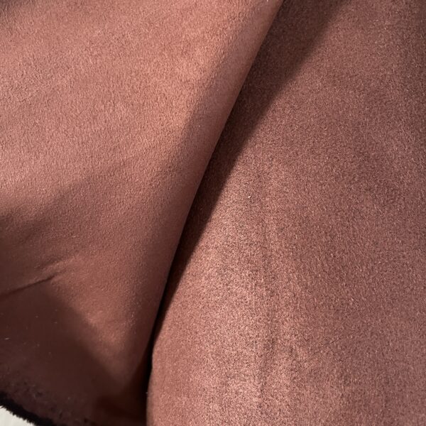 Meterware Tecon Microfaser Rostbraun Breite 140cm 10 Meter