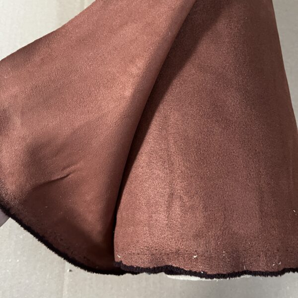 Meterware Tecon Microfaser Rostbraun Breite 140cm 10 Meter