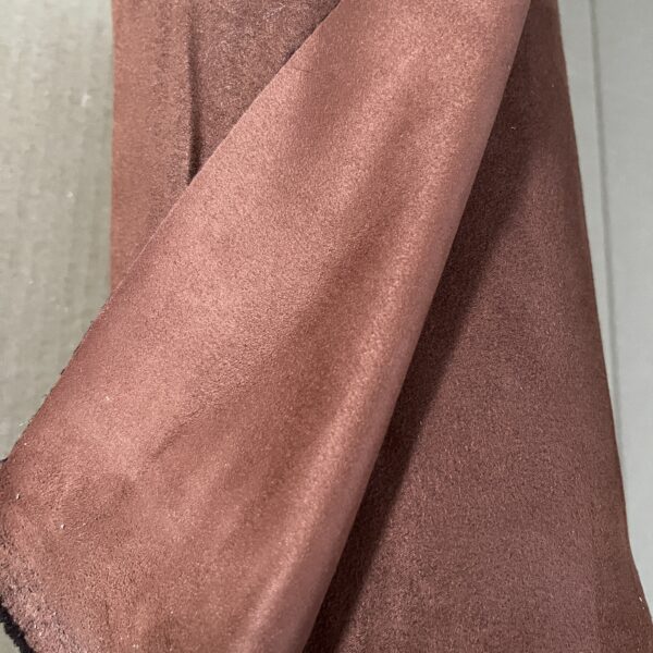 Meterware Tecon Microfaser Rostbraun Breite 140cm 10 Meter