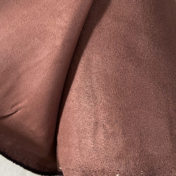 Meterware Tecon Microfaser Rostbraun Breite 140cm 10 Meter