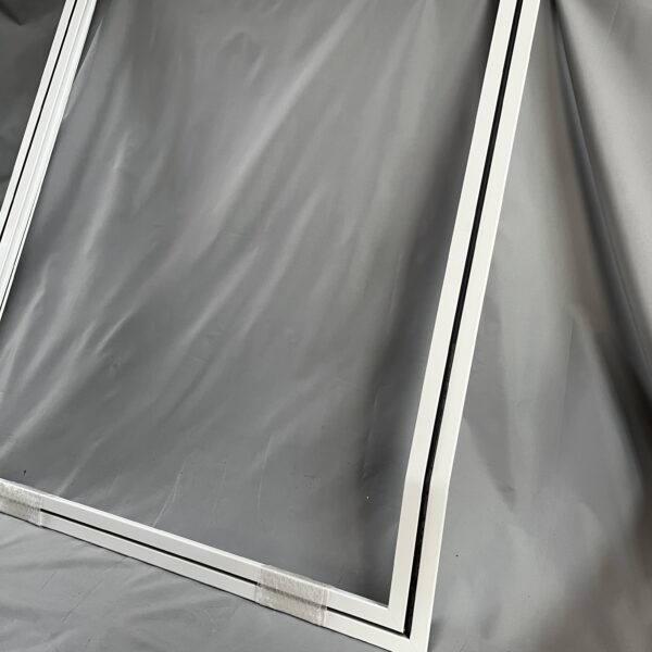 Klappenrahmen 850x1069mm - Winkel untere Kante 15° - weiß - Niesmann & Bischoff