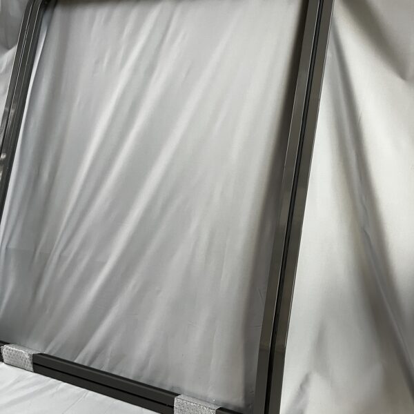 Klappenrahmen 850x1069mm - Winkel untere Kante 15° - grau -  Niesmann & Bischoff