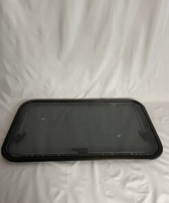 Dometic Ausstellfenster mit Rahmen, 800 x 450 mm, schwarz getönt