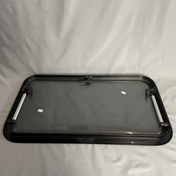 Dometic Ausstellfenster mit Rahmen, 800 x 450 mm, schwarz getönt