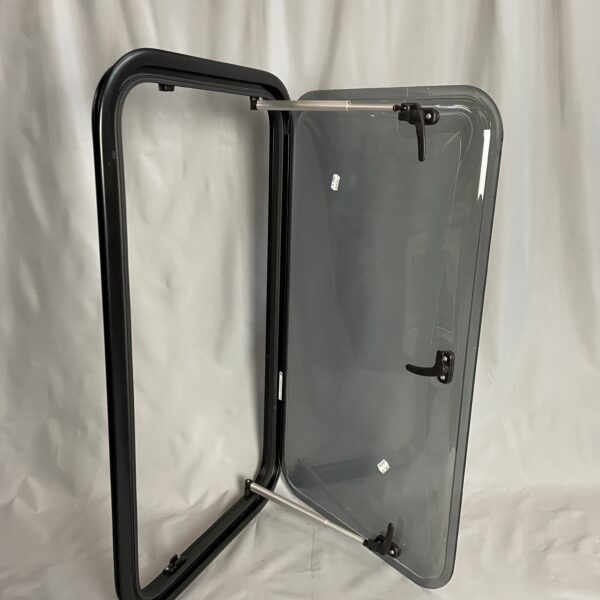 Dometic Ausstellfenster mit Rahmen, 800 x 450 mm, schwarz getönt