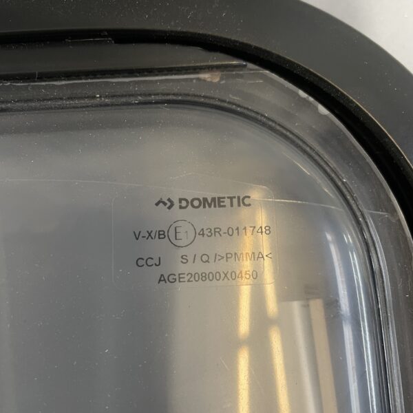 Dometic Ausstellfenster mit Rahmen, 800 x 450 mm, schwarz