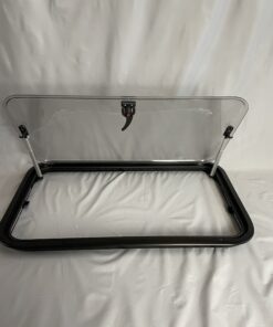 Dometic Ausstellfenster mit Rahmen, 800 x 450 mm, schwarz