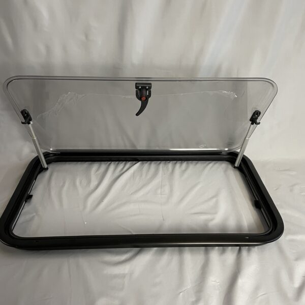 Dometic Ausstellfenster mit Rahmen, 800 x 450 mm, schwarz