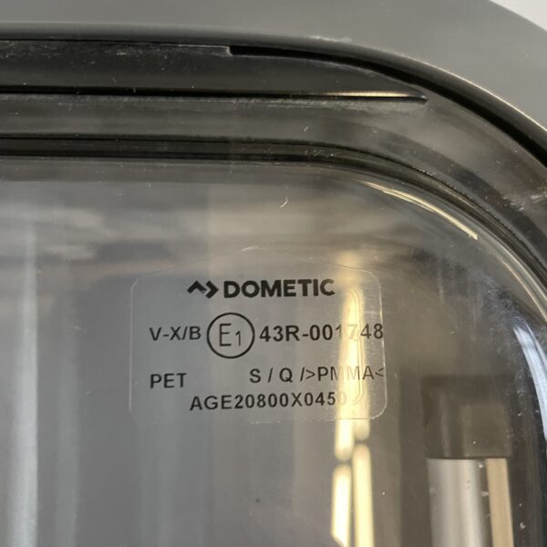Ausstellfenster mit Rahmen, Dometic, 800 x 450 mm, anthrazit