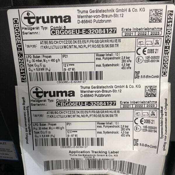 Truma Heizung Combi 6 ohne Bedienteil