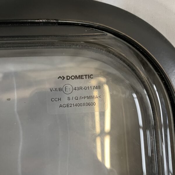 Ausstellfenster mit Rahmen, Dometic, 1400 x 600 mm, schwarz