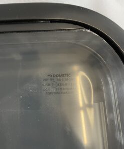 Ausstellfenster mit Rahmen, Dometic, 650 x 450 mm, schwarz getönt