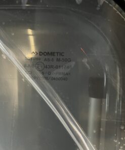 Ausstellfenster mit Rahmen, Dometic, 800 x 450 mm, schwarz getönt