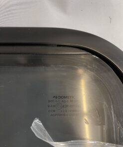 Ausstellfenster mit Rahmen, Dometic, 800 x 450 mm, schwarz