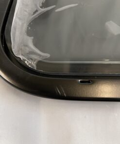 Ausstellfenster mit Rahmen, Dometic, 800 x 450 mm, schwarz