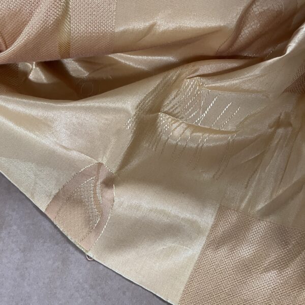 10 Meter Gardinenstoff Meterware Gold Orange mit Muster Innenausbau Camper