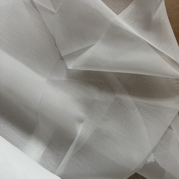 10 Meter Gardinenstoff Rollostoff Meterware transparent weiß Wohnmobil Camper