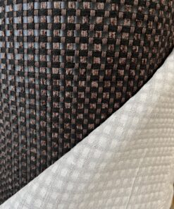 Yebane 10 Meter Polsterstoff Webstoff schwarz braun Wohnmobil Camper