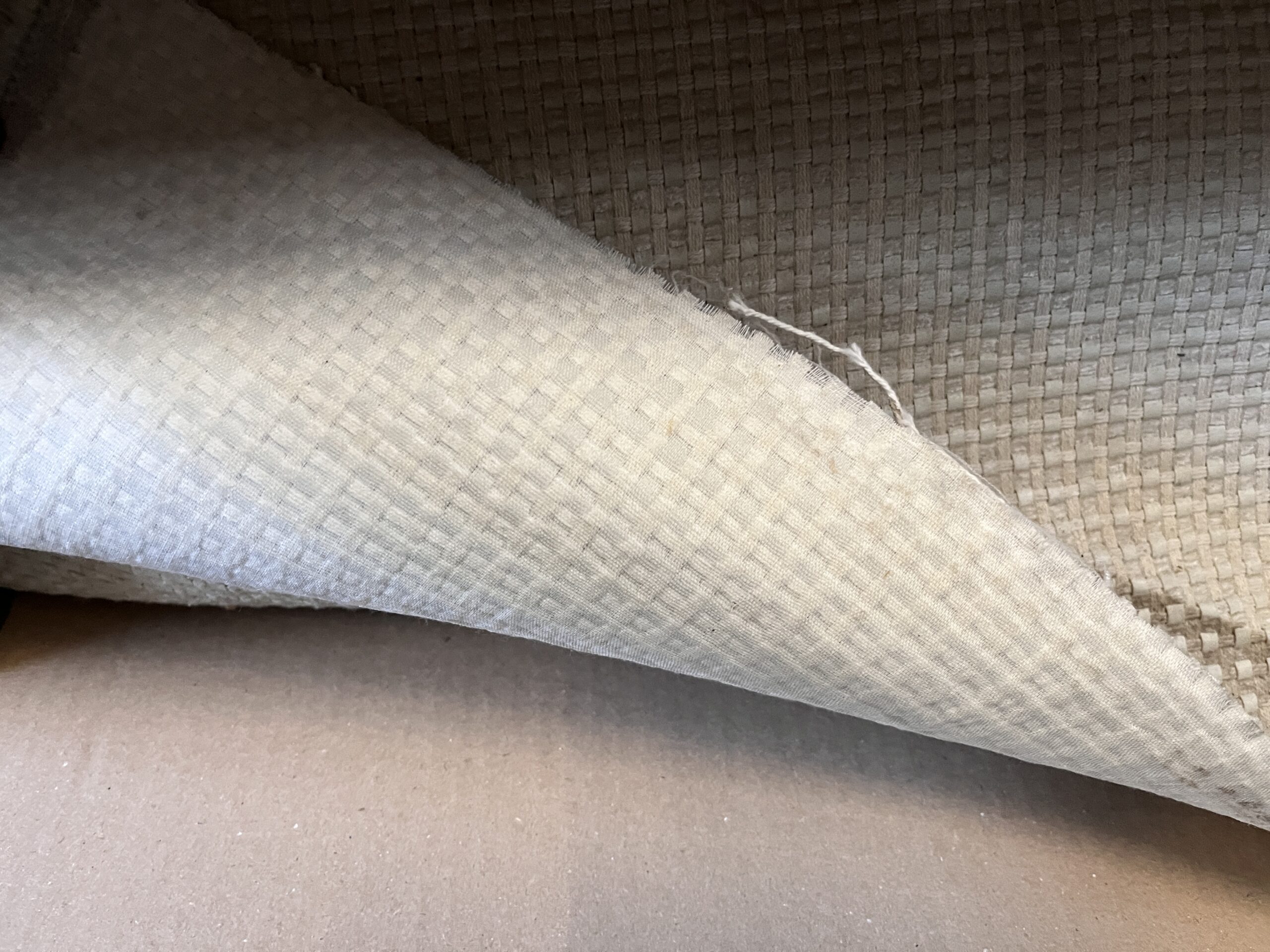 Yebane 10 Meter Polsterstoff Webstoff beige creme Wohnmobil Camper