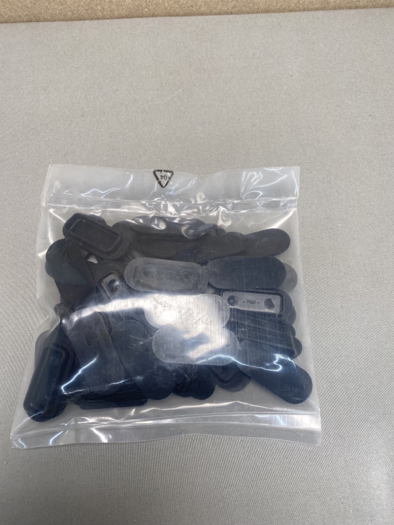 Abdeckkappe Topfverbinder schwarz-oval 50 Stück – Bild 2