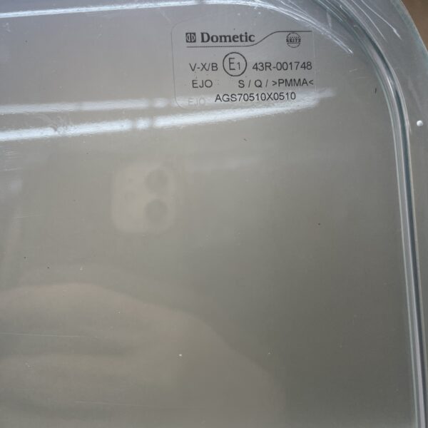 Ausstellscheibe von Dometic für S7 Fenster, Klarglas, 510 x 510 mm