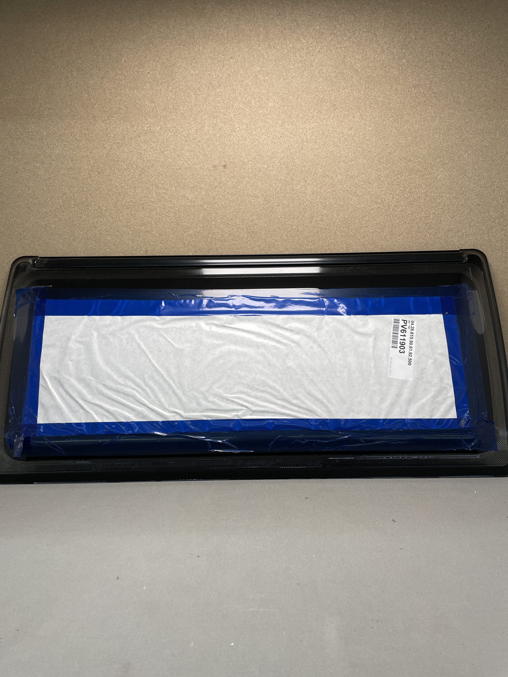 Ersatzscheibe, Polyplastic, 280 x 750 mm