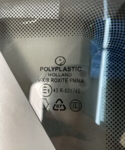 Ersatzscheibe, Polyplastic, 280 x 750 mm