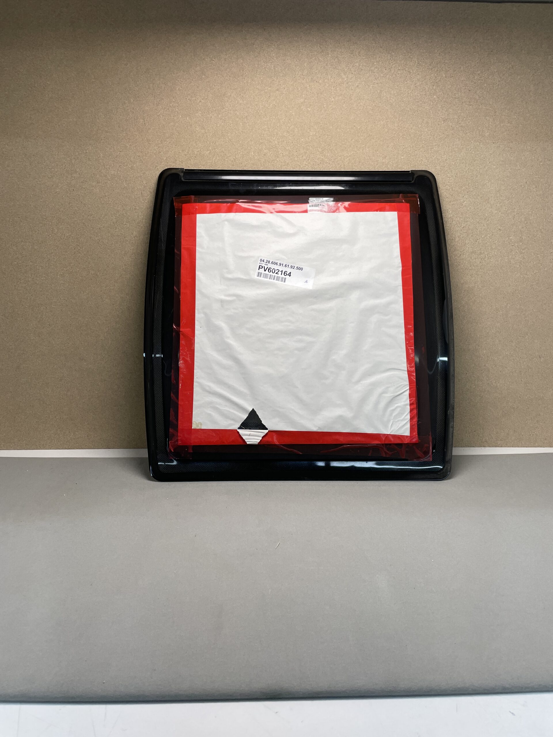 Ersatzscheibe, Polyplastic, Milchglas, 433 x 450 mm