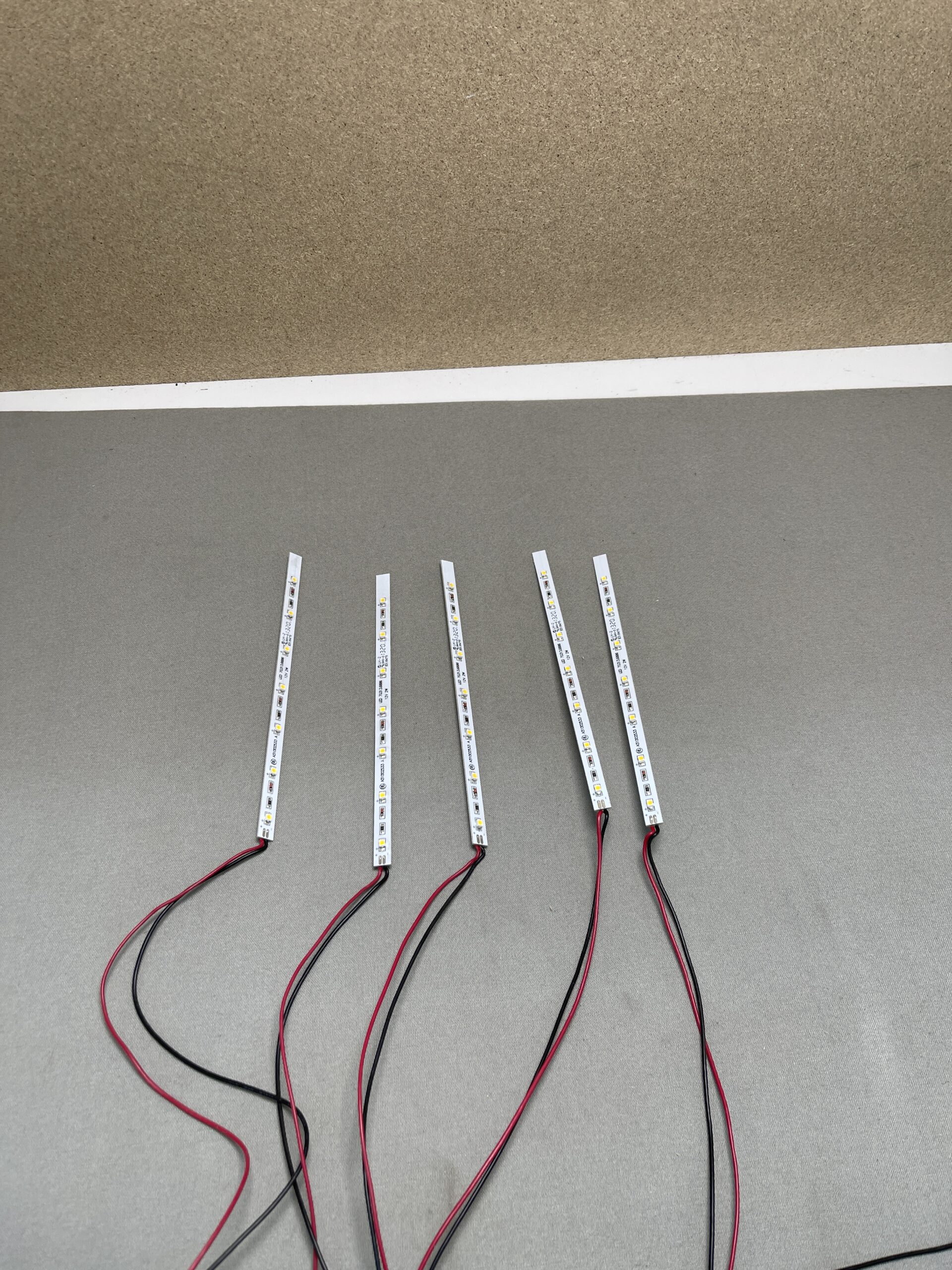 LED Leiste 12V weiß Alu 5er Set 18cm