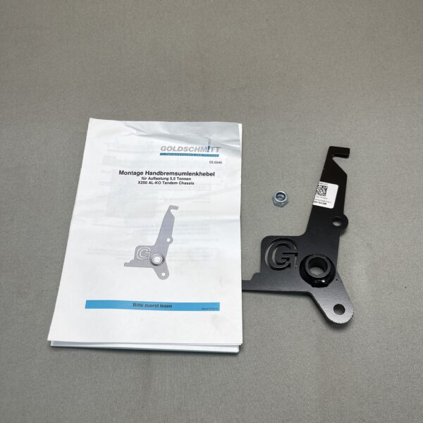Goldschmitt Handbremsenlenkhebel für Auflastung 5,5 Tonnen, X250 AL-KO Tandem Chassis