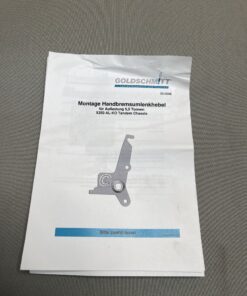 Goldschmitt Handbremsenlenkhebel für Auflastung 5,5 Tonnen, X250 AL-KO Tandem Chassis