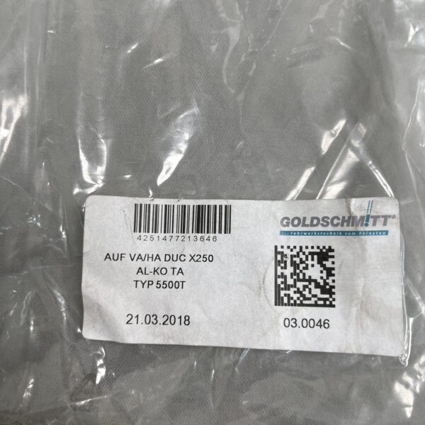 Goldschmitt Handbremsenlenkhebel für Auflastung 5,5 Tonnen, X250 AL-KO Tandem Chassis