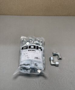 Gaswinkelverschluss RVS 90° 10x10 50-er Set