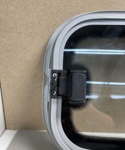 Mekuwa Aluminium Schiebefenster (Schräge Seite) 900x300 grau