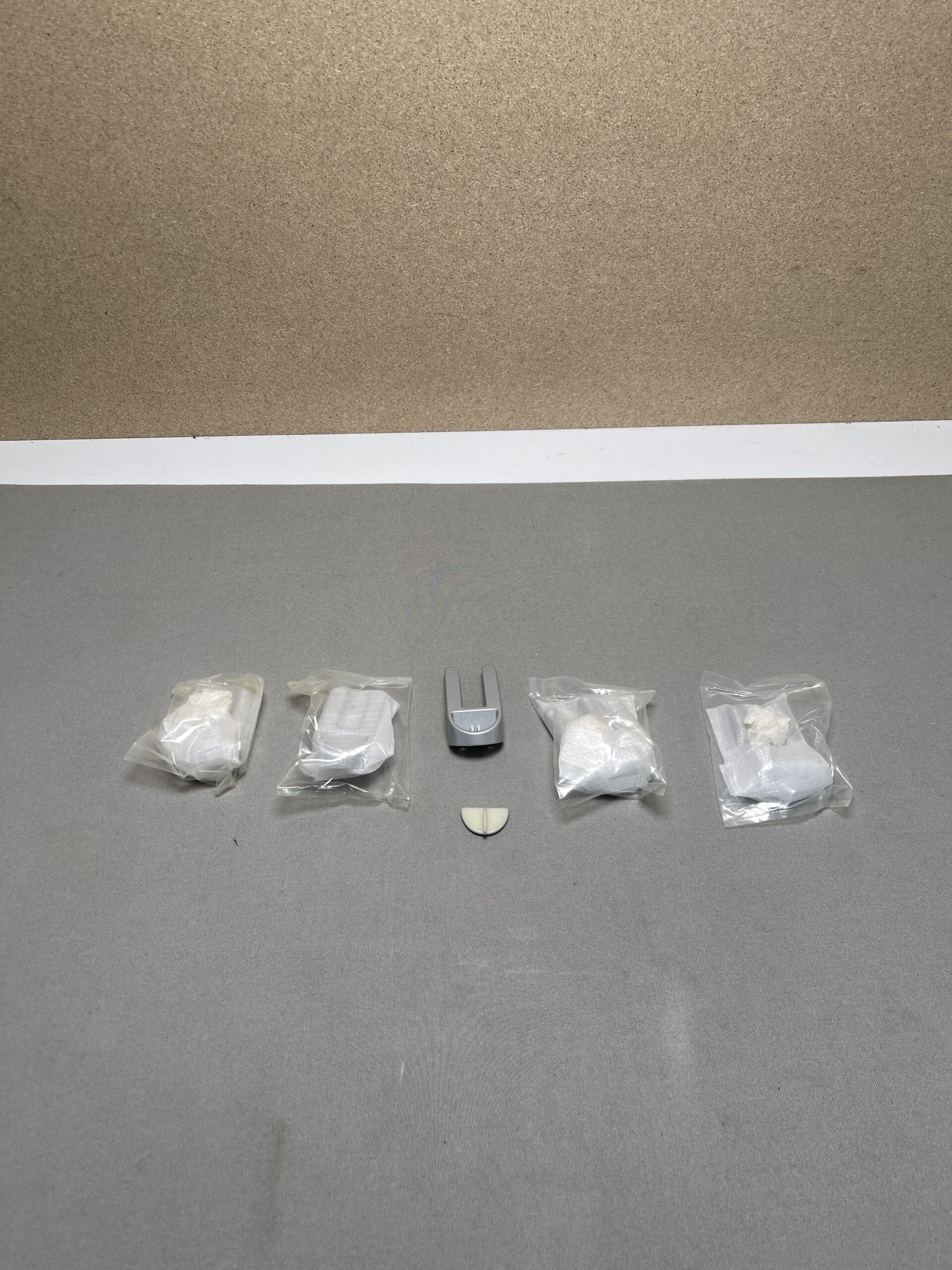 Garderoben Kleiderhaken Doppelhaken Edelstahl silber 5er-Set