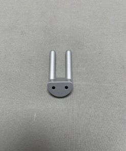 Garderoben Kleiderhaken Doppelhaken Edelstahl silber 5er-Set