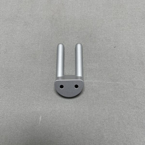 Garderoben Kleiderhaken Doppelhaken Edelstahl silber 5er-Set