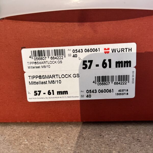 Würth Schlauchschelle 57-61 mm Art.Nr.: 0543060061 20 Stk.
