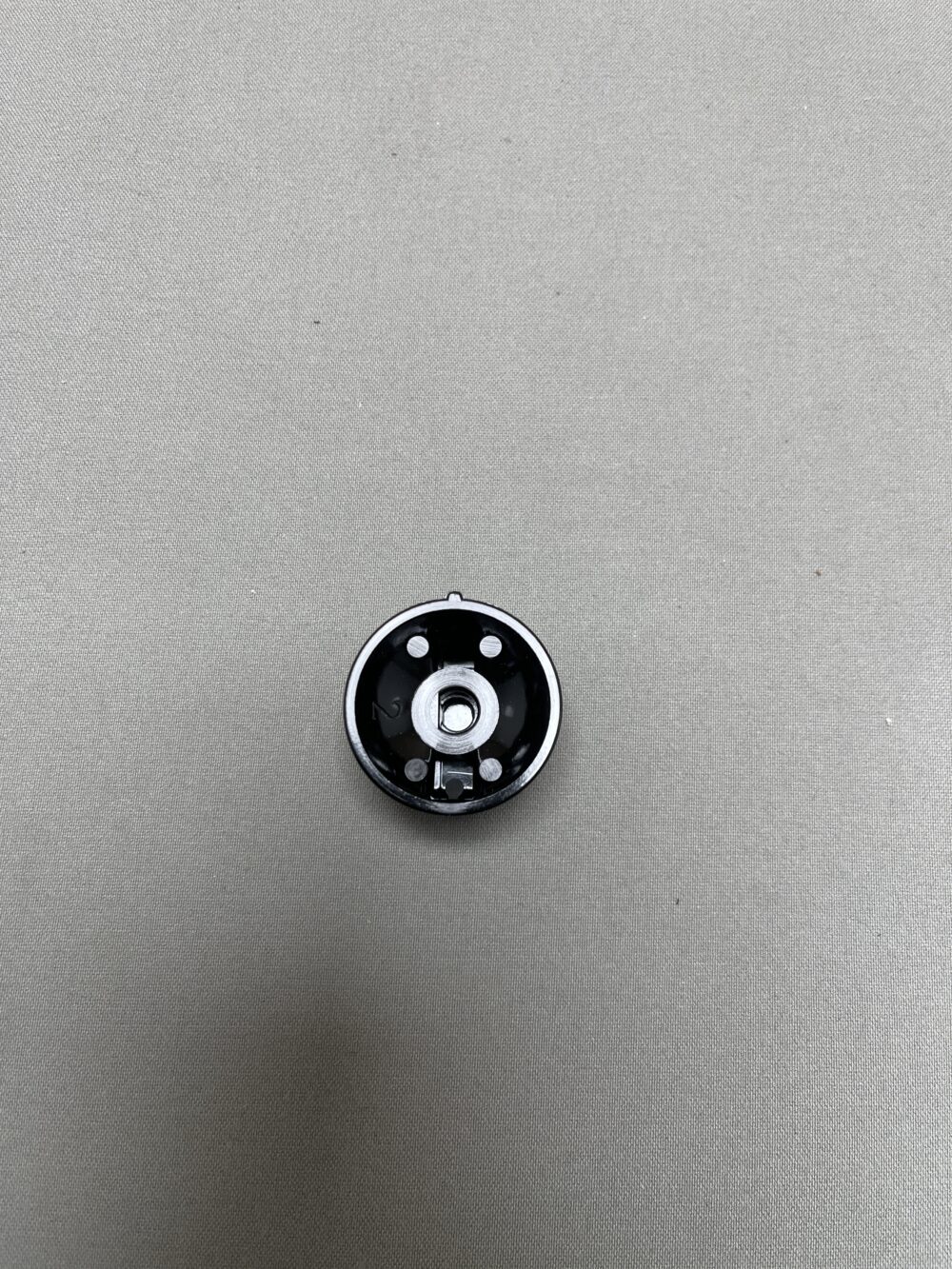 Gasknopf schwarz 2er-Set