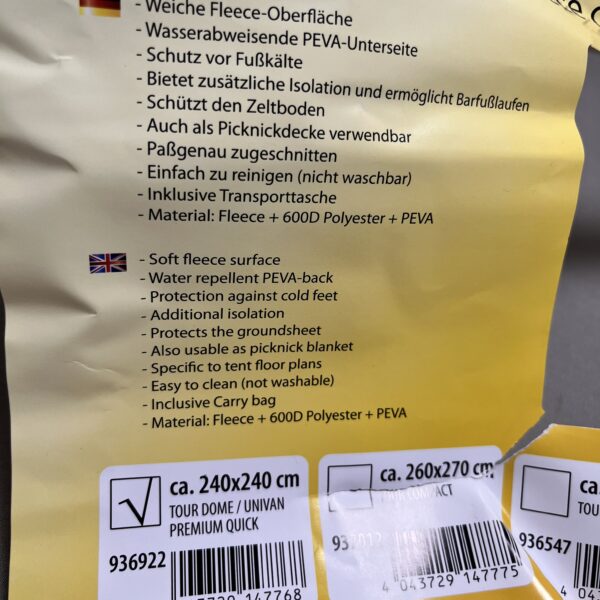 Reimo Fleece Teppich Comfy 240x240cm