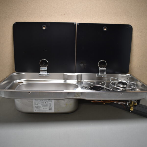 Can Gas Einbaukochfeld mit Spüle FL 1766-P