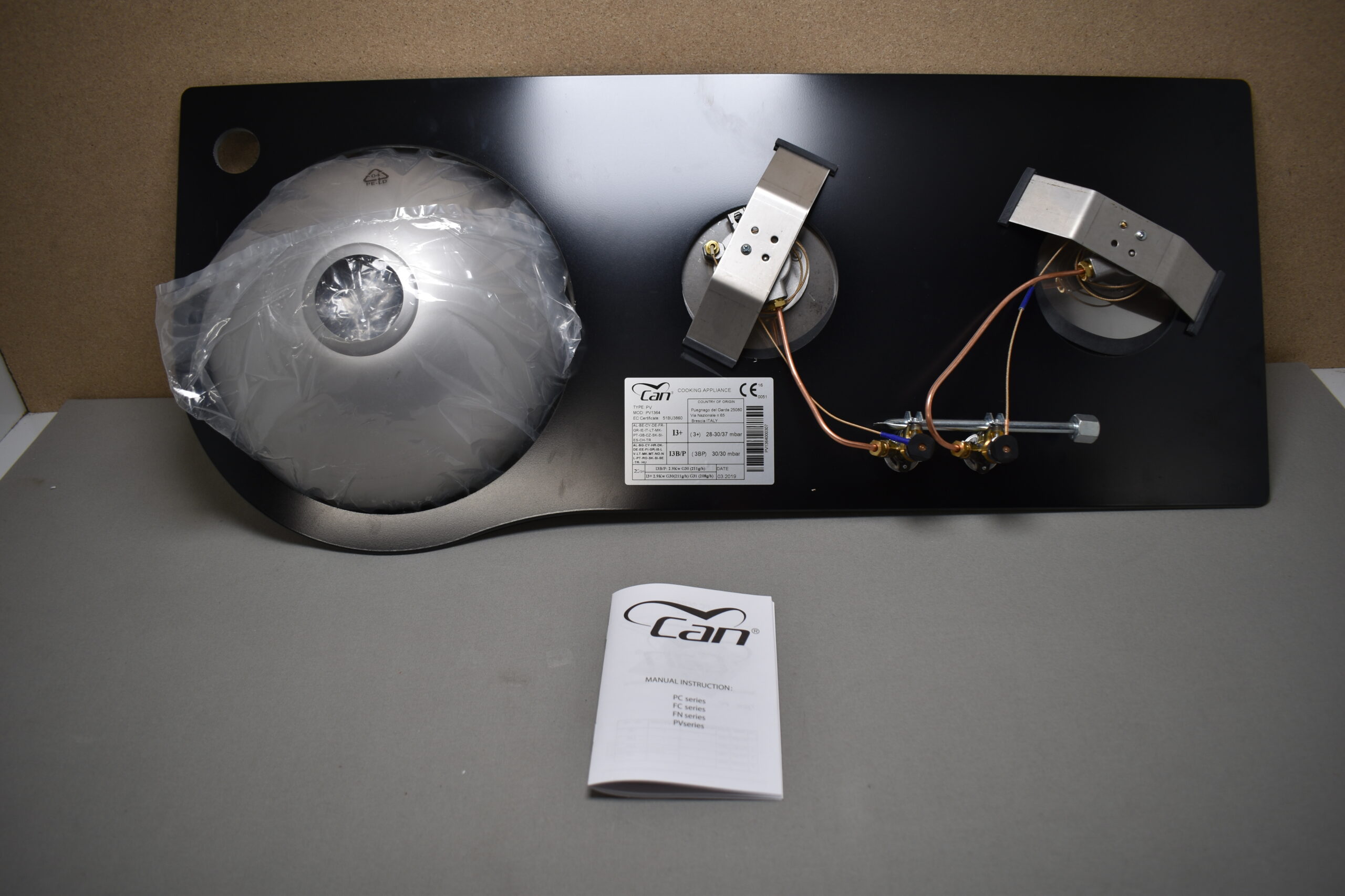 Can Gas Spüle-Kocher Kombination 2-flammig