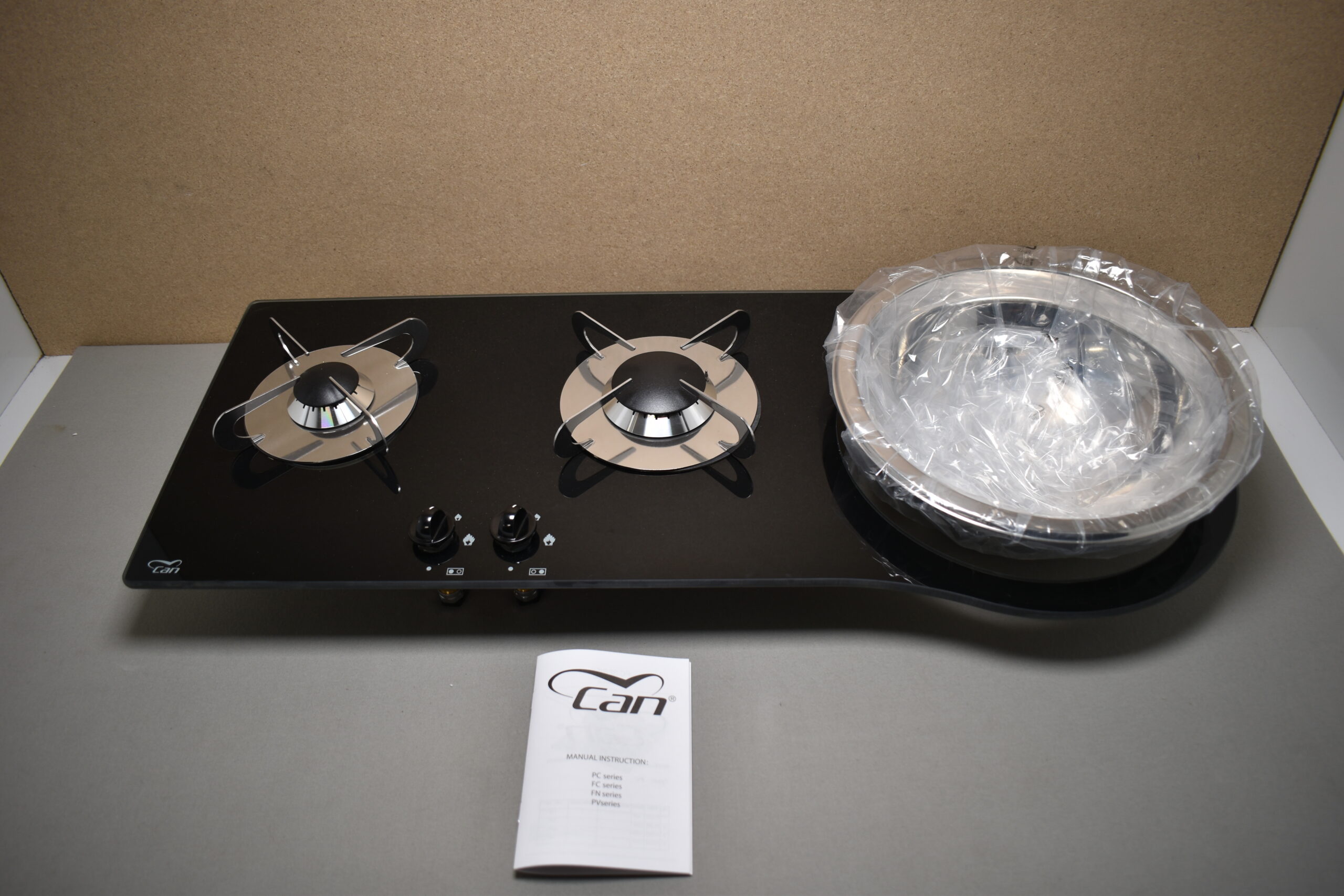 Can Gas Spüle-Kocher Kombination 2-flammig