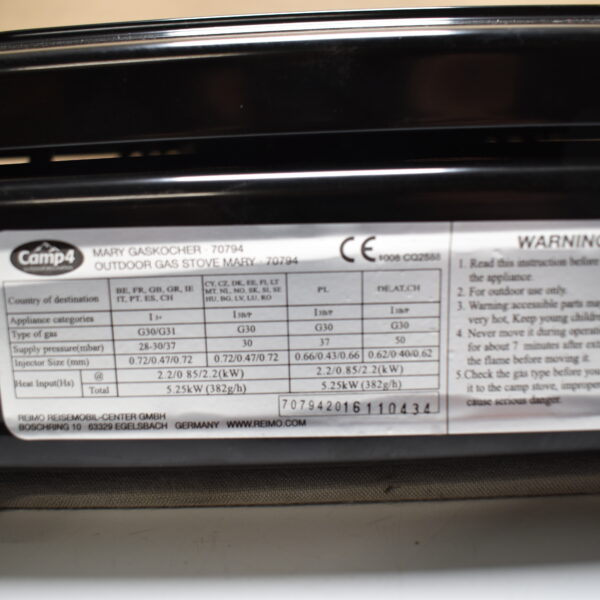 Camp4 Gaskocher Mary 3-flammig