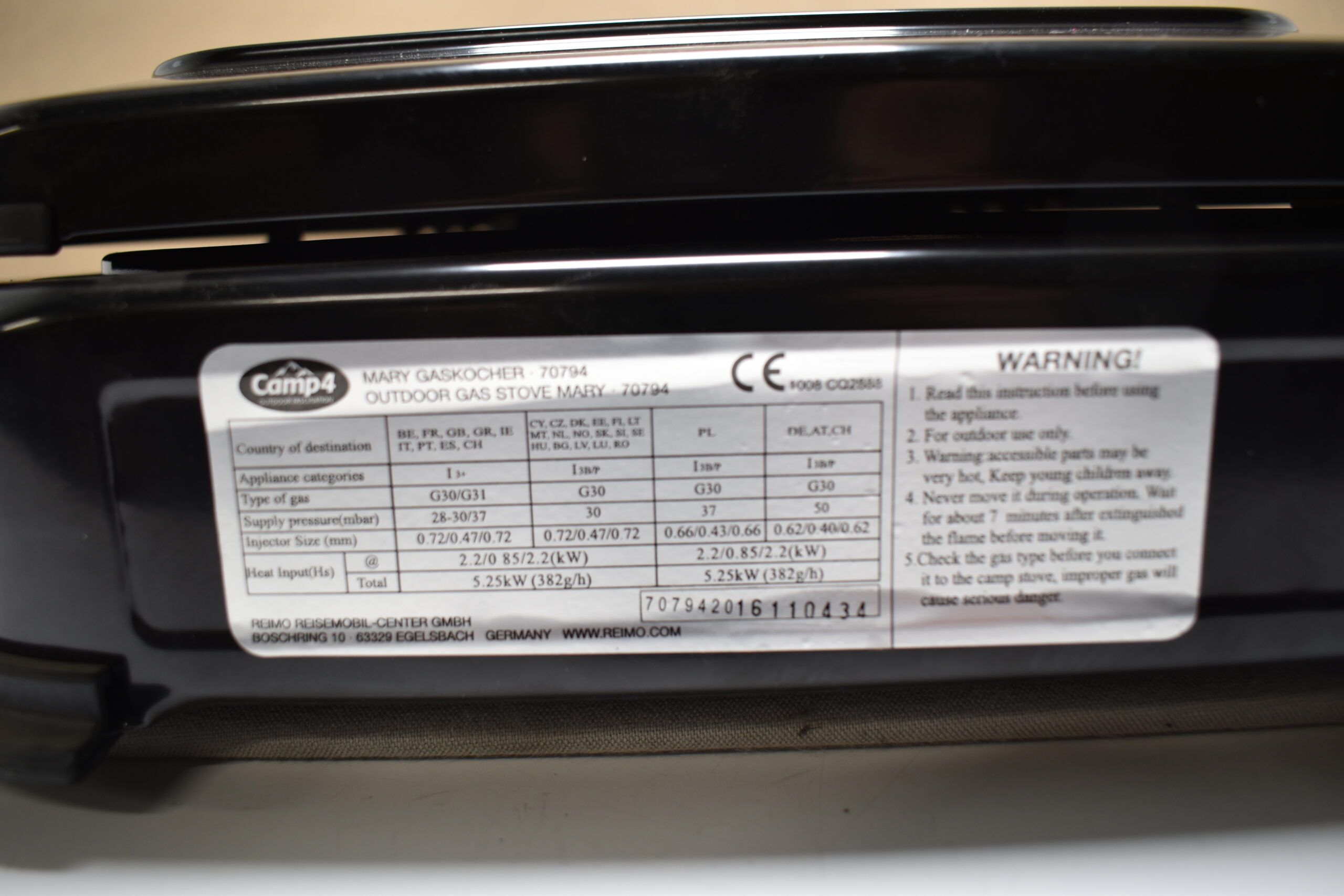 Camp4 Gaskocher Mary 3-flammig