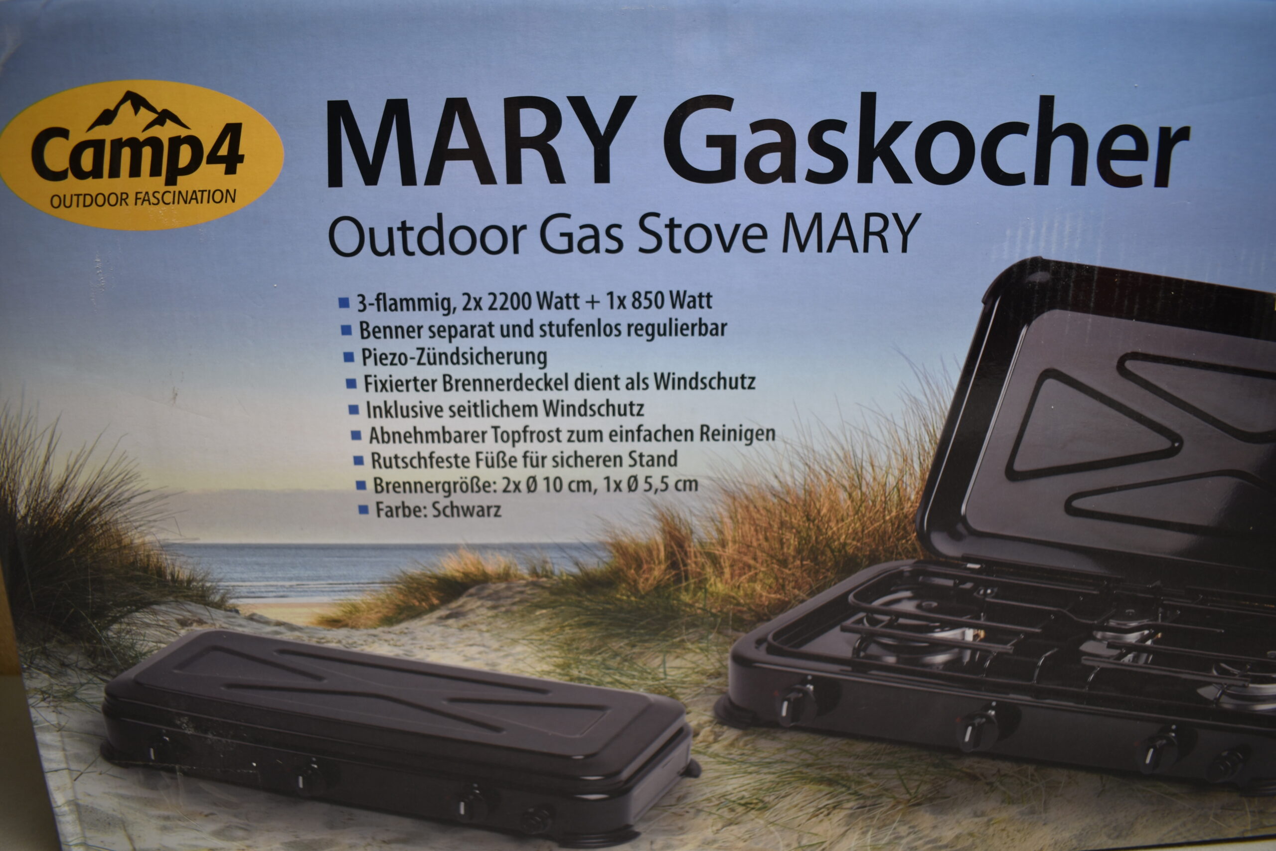 Camp4 Gaskocher Mary 3-flammig