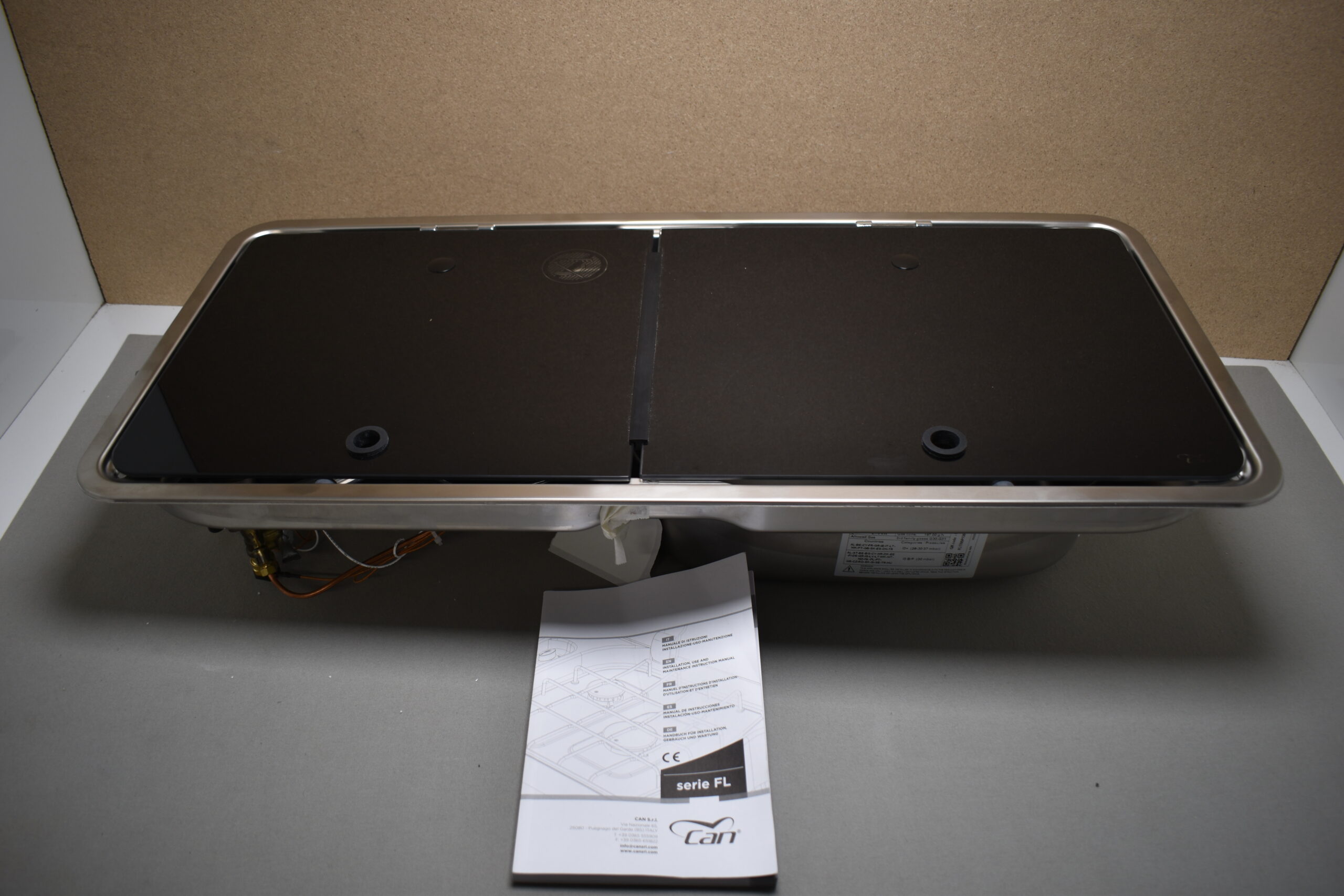 Can Gas Einbaukochfeld mit Spüle FL 1765-P