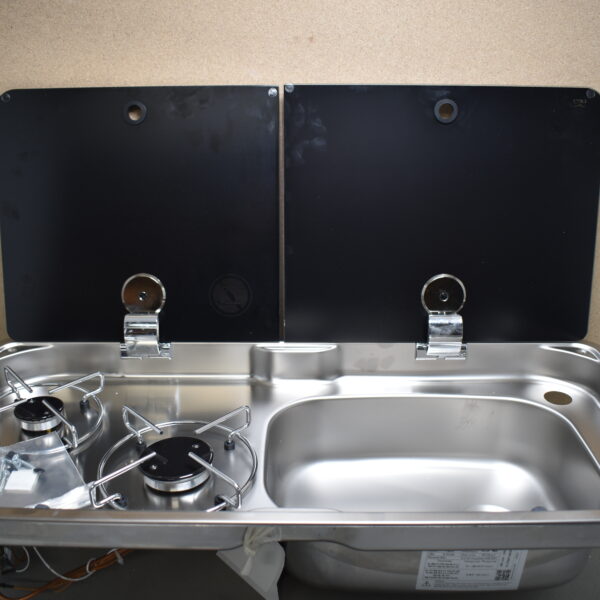 Can Gas Einbaukochfeld mit Spüle FL 1765-P