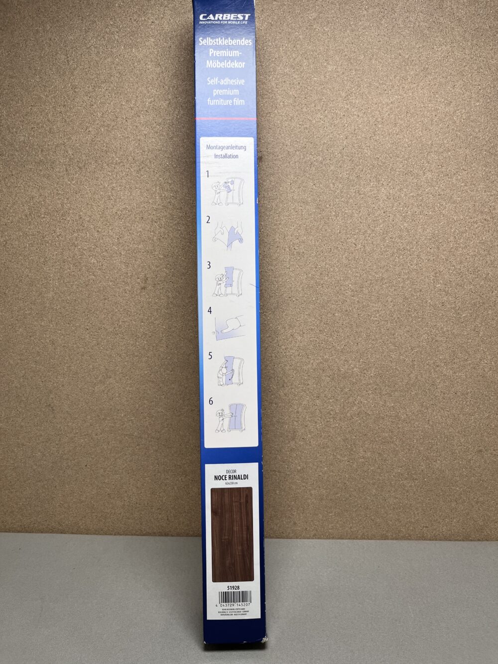 Carbest selbstklebendes Premium Möbeldekor Noce Rinaldi 62x230cm
