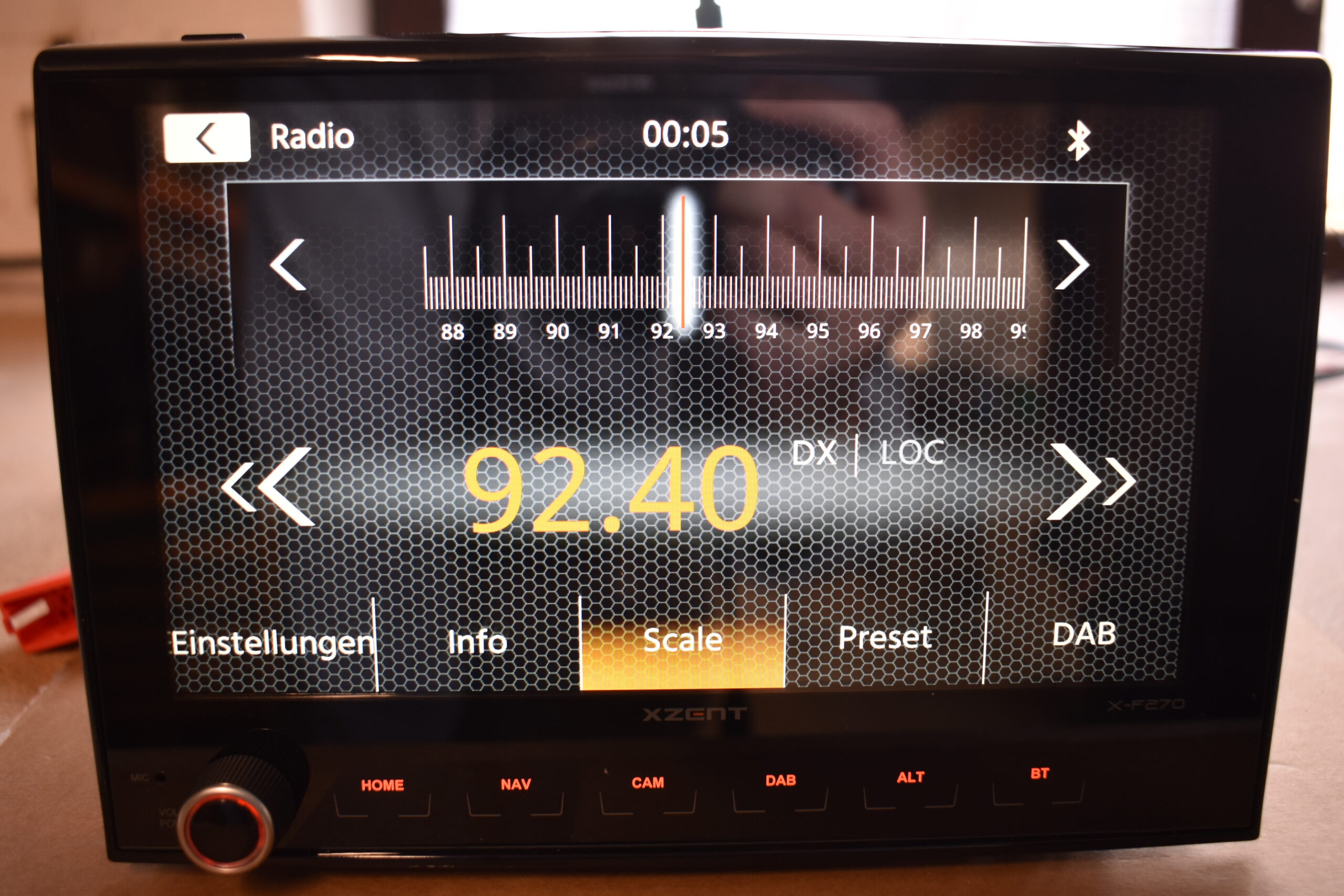 Zenec X-F270 Navigationsgerät